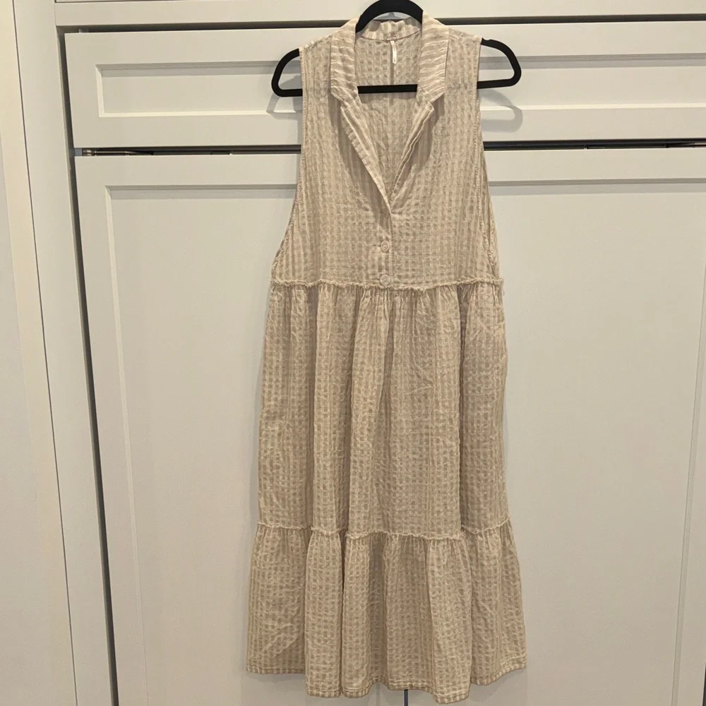 Free People Safron Flower Midi Dress